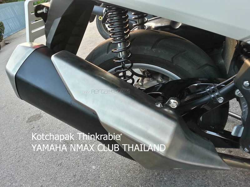Modifikasi Yamaha NMAX 155 pakai knalpot Ninja 250 FI Makin Keren 03 Pertamax7.com