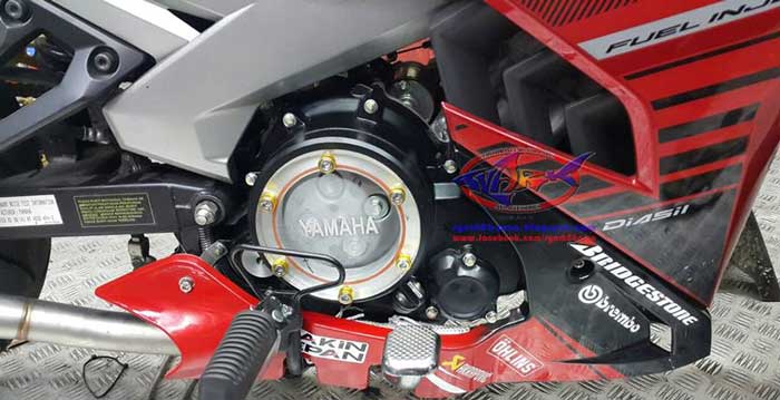 Modifikasi Yamaha EXCITER Aka Jupiter MX 150 Pakai Cover Crankcase Tembus Pandang, Bisa Buat Vixion Dan R15...Keren 03 Pertamax7.com